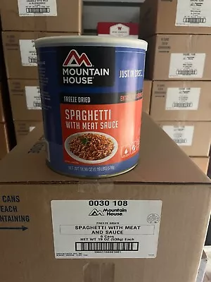 Mountain House Freeze Dried Food #10 Can Spaghetti W/Meat Sauce 2040 • $49.95