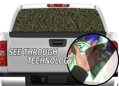 $44.98 • Buy P331 CAMO CAMOUFLAGE Rear Window Tint Graphic Decal Wrap Back Pickup Graphics