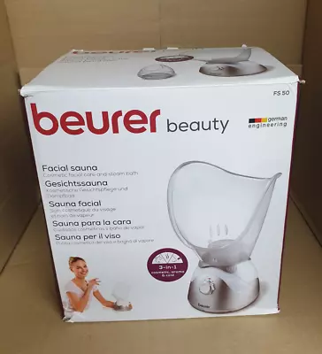 Beurer FS50 Facial Sauna Steam Cleansing For More Effective Cleaning • £19.99
