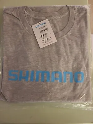 $21.99 • Buy Shimano Long Sleeve Fishing Tee Shirt T Shirt Adult Xl X Large Grey Gray Blue