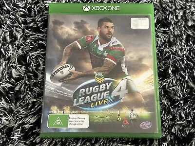 Microsoft Xbox One Game - Rugby League Live 4 / Free Postage • $59.99