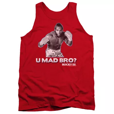 Rocky III Tanktop U Mad Bro Red Tank • $23.39