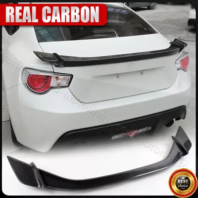 REAL CARBON Rear Trunk Spoiler For Subaru BRZ Toyota FT86 GT86 Scion FR-S 13-20 • $180.49