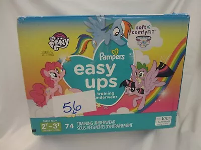 Pampers Easy Ups Girls' My Little Pony Disposable Training Underwear  2T-3T 56 • $22