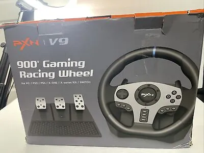 PXN V9 Gaming Steering Wheel For Pc PS3 PS4 X-one X-series XS/switch • $160