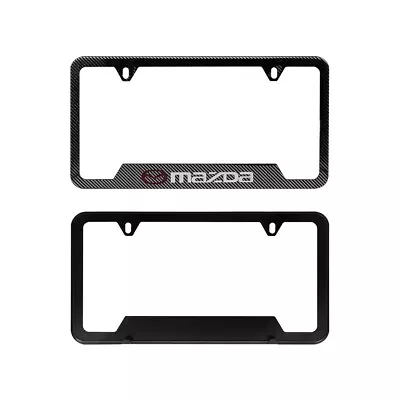 1PCS MAZDA Aluminum Carbon Fiber Look License Plate Frame • $11