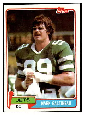 1981 Topps #342 Mark Gastineau New York Jets Rookie Excellent • $2.99