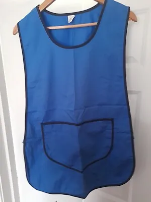 Tabard Apron With Pocket NEW Ladies Tabard Overall 2 Shades Blue Size OS New • £9.95