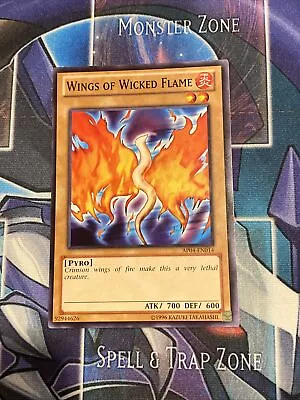 Yu-Gi-Oh! TCG Wings Of Wicked Flame Astral Pack Four AP04-EN014 Unlimited Common • $40