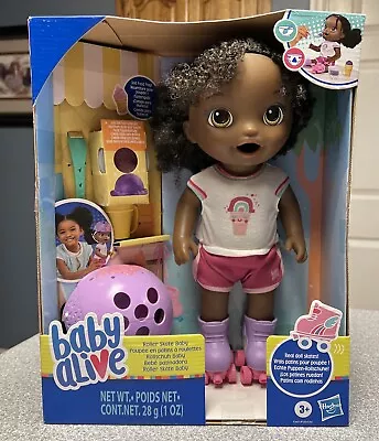 Baby Alive Roller Skate Baby Doll Eats New • $30