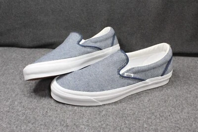 $60 • Buy Vans Slip On Authentic Vault OG Classic Slip-On LX Inside Out Denim Blue Size 12