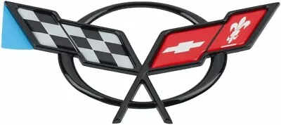 Corvette C5 Emblem For 1997-2001  Corvette Crossed Flags • $18.99