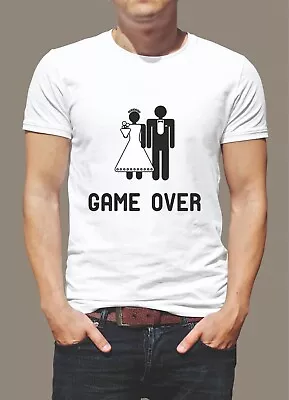 Just Married GAME OVER Men's T-Shirt • £14.99