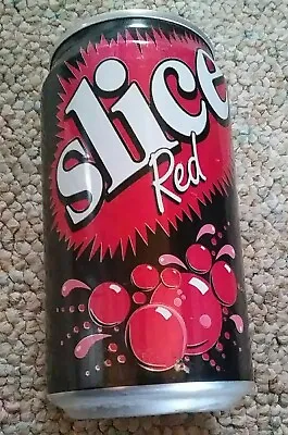  Vintage VERY RARE Slice Soda Pop CAN - RED SODA - PEPSICO • $24.99