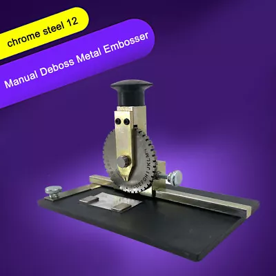 Manual Metal Stamping Marking Machine Dog Tag Metal Plate Stamping Machine 5mm • $121