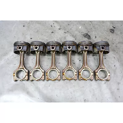 1996-1999 BMW M52 2.8L 6-Cylinder E36 E39 Piston Connecting Rod Set Of 6 OEM • $168.75