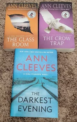 Lot Of 3 Ann Cleeves Books Vera Stanhope Mysteries • $13