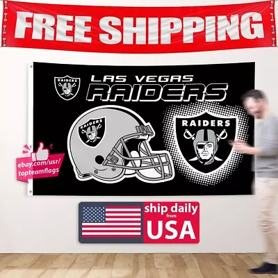 Raiders Flag 3X5 Las Vegas Raider NEW Banner Champions Premium FREE Shipping • $13.44