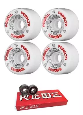 Powell Peralta  G Bones Skateboard Wheels - 64mm 97a + Bearings • $71.99