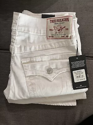 NWT True Religion Flap Jeans White Mens 32 • $61