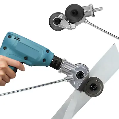 Electric Metal Drill Shears Plate Cutter Attachment Sheet Cutter Nibbler Saw US  • $9.99