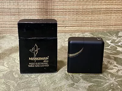 Vintage Marksman 404 Piezo Electronic Table Gas Lighter NIB • $10