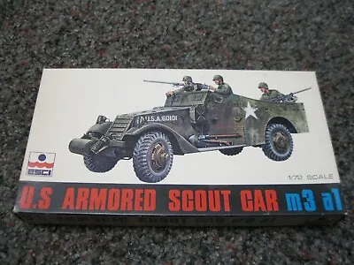 US Armored Scout Car M3 A1 Model 1:72 ESCI Kit #8038 New • $20