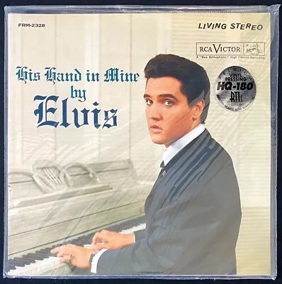 Elvis Presley – His Hand In Mine– SEALED - Audiophile White & Silver Vinyl LP • $86