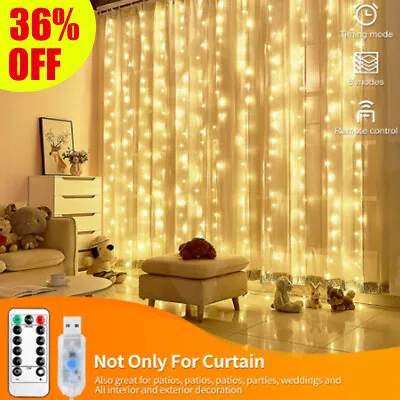Ramadan LED String Fairy Lights EID Mubarak Garland Muslim Window Decorations • £5.69