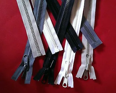 #8 YKK  Zippers  Boat Top   UV Rated For Marine WHITE BLACK GRAY • $17.77