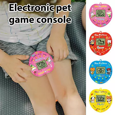  Kids Electronic Virtual Pet Toy Digital Pet Mini Game Machine Keychain • $11.31