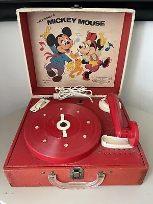 1950’s Mickey Mouse Electric Phonograph #42015 • $26