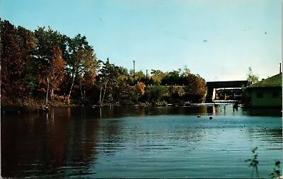 Postcard Manitowish Waters Wisconsin Rest Lake Dam - Posted • $4.88