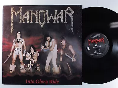 MANOWAR Into Glory Ride MUSIC FOR NATIONS LP VG+ Uk M • $46