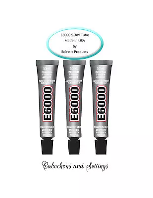 3 X E6000 Glue Industrial Adhesive For Jewellery Craft Auto Garden 5.3ml • $9.65