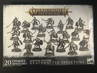 Warhammer: Age Of Sigmar Soulblight Gravelords Deathrattle Skeletons NEW • $49.99