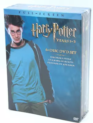 Harry Potter Years 1-3 (DVD 6-Disc Box Set) NEW & Sealed 3 Movies + Bonus Discs • $9.99