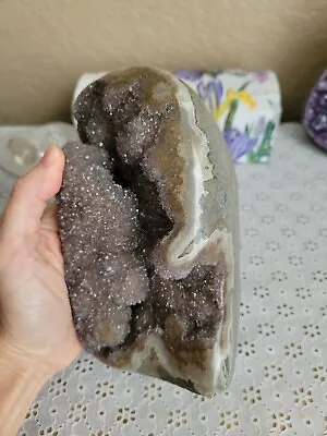 $88 • Buy XL Amethyst Crystal Cathedral - Almost 5 Lbs - Pink Purple Geode