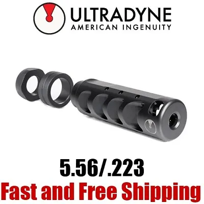 Ultradyne Apollo Max 5.56/.223 Stainless Steel Muzzle Brake/Compensator - 1/2-28 • $138.95