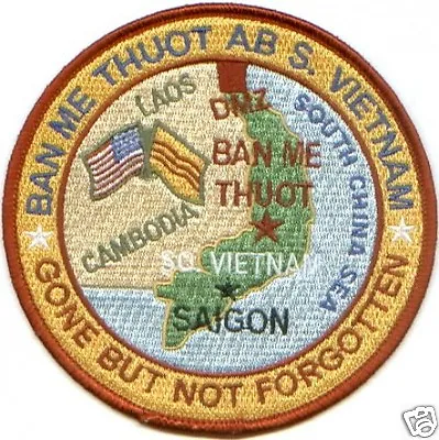 Usaf Base Patch Ban Me Thout Air Base South Vietnam * • $14