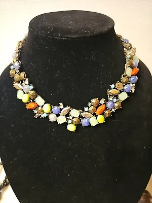 Mixed Metal And Stone Collar Necklace From  Zara • $5