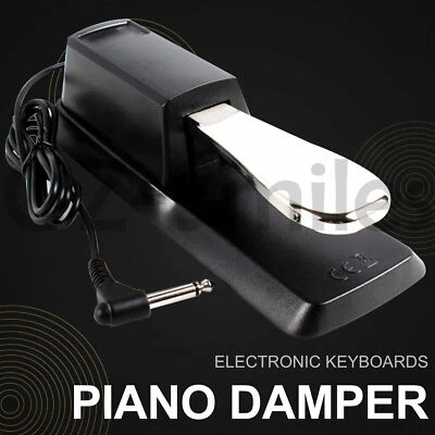 $16.95 • Buy Piano Damper Sustain Pedal Foot Switch For Electric Yamaha Casio Roland Keyboard