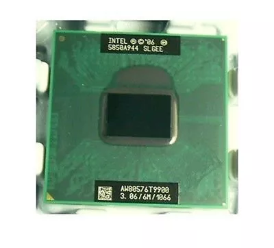 Intel Core 2 Duo T9900 3.06 GHz 1066 MHz Dual-Core Processor / CPU AW80576T9900 • $40.43