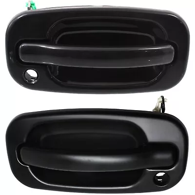 Pair Exterior Door Handles Set Of 2 Front Driver & Passenger Side For Chevy GMC • $17.95