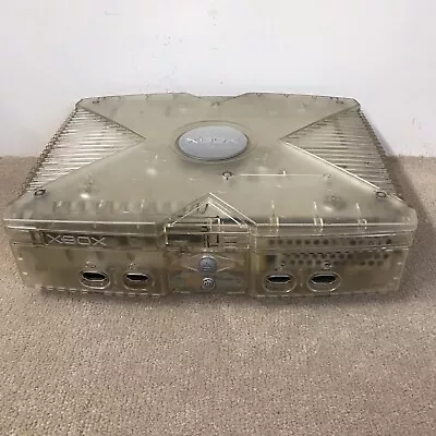 Original Xbox • Console Only • Crystal • Working But Needs A Clean • £48.99