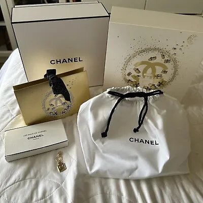 Chanel 5 Piece Gift Set 1.5mL Perfume Christmas Gift Box Bag Charm • $99