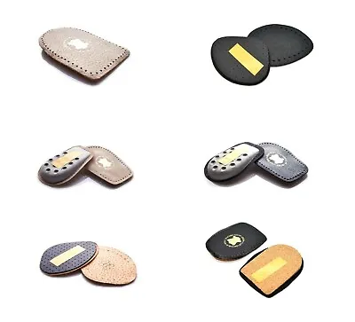 £2.98 • Buy Shoes Insoles Unisex Leather Half Insoles Heel Support Orthotic Lift Pad Cushion