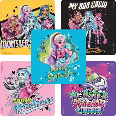 25 Monster High Friends Forever Stickers Assorted 2.5 X2.5  Each Party Favors • $3.49