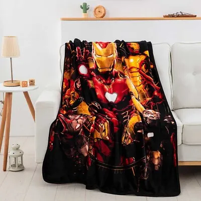 Iron Man Legacy Silk Touch Marvel Throw Blanket • $29.99