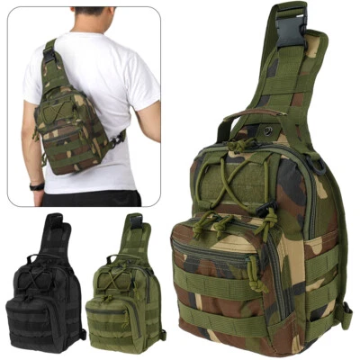 $13.29 • Buy Military Sport Crossbody Bag Chest Bag Backpack Tactical Shoulder Waterproof